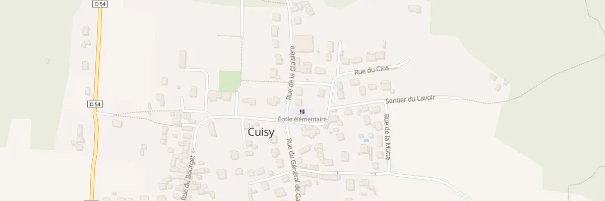 Plan du 2 Rue de la Glaisière à Cuisy