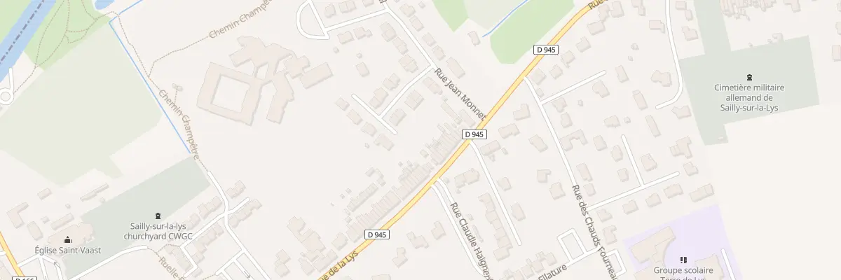 Plan du 1453 Rue de la Lys à Sailly-sur-la-Lys