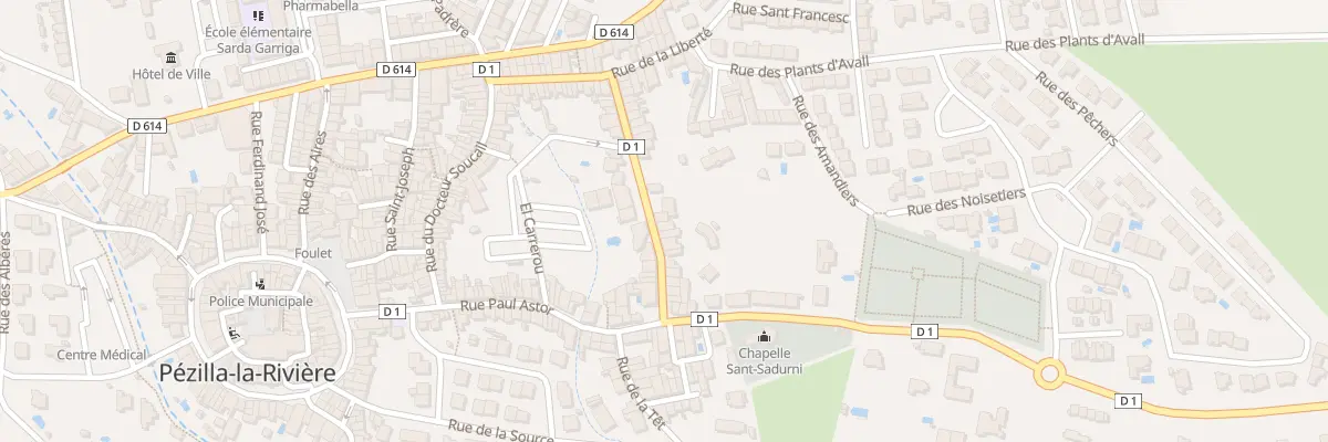 Plan du 21B Rue du 11 Novembre à Pézilla-la-Rivière