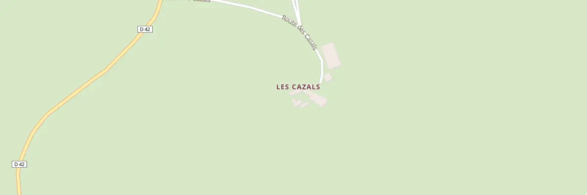 Plan du 5262 Les Cazals à Montpeyroux