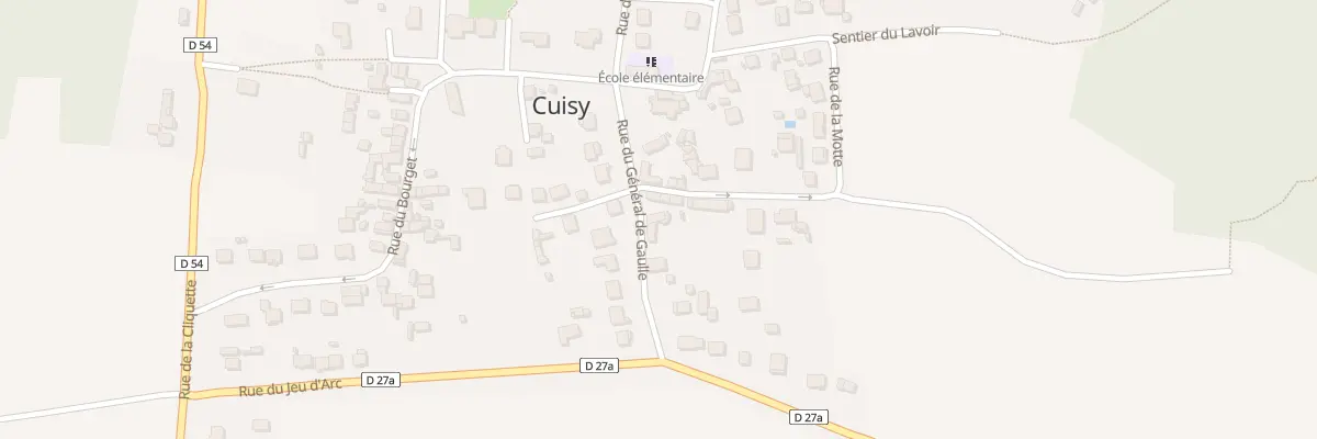 Plan du 9 Rue du Général de Gaulle à Cuisy