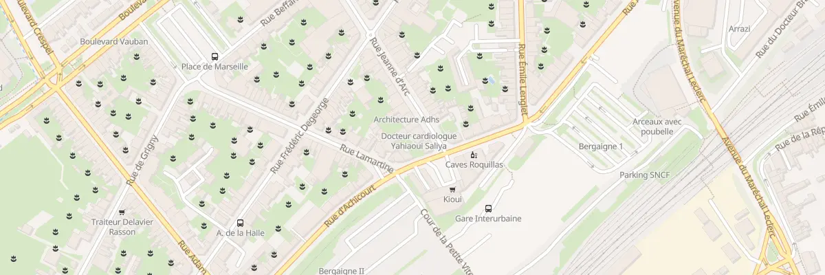 Plan du 40 Rue Jeanne d’Arc à Arras
