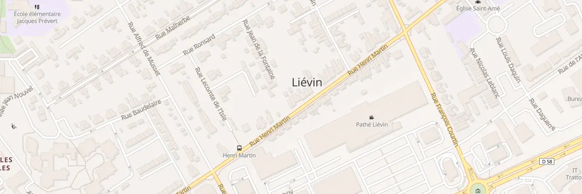Plan du 64B Rue Henri Martin à Liévin