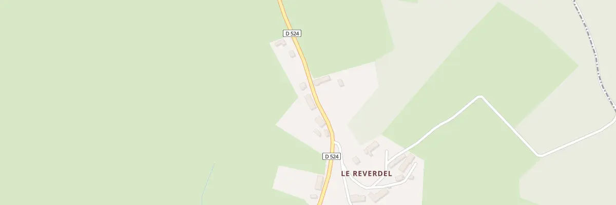 Plan du 5078 Le Reverdel à Gouttières