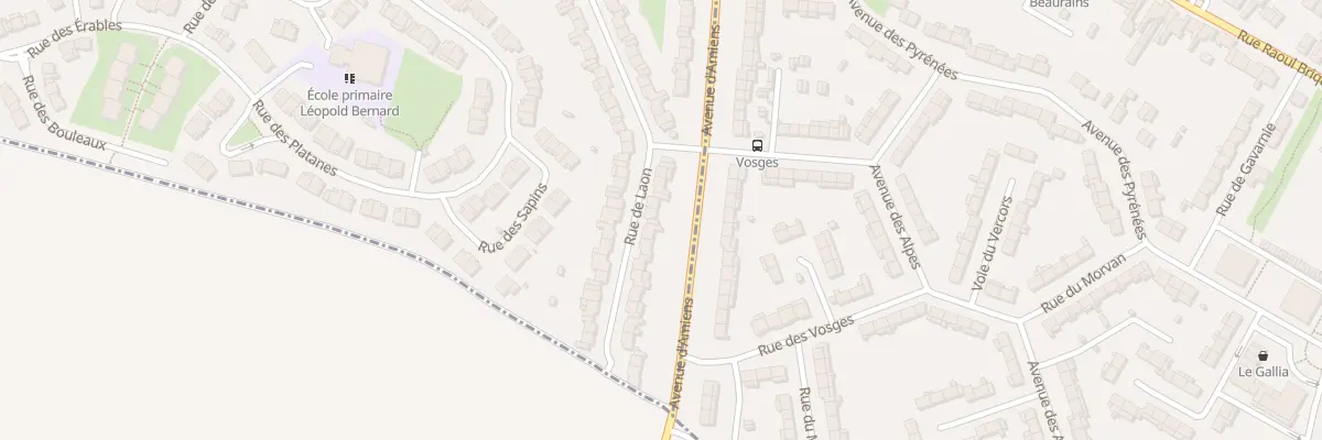 Plan du 87 Rue de Laon à Achicourt