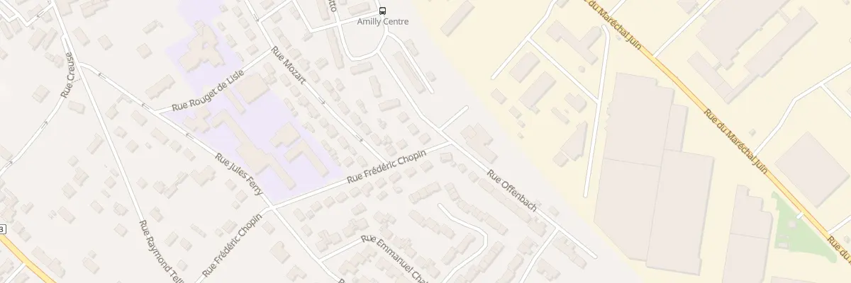 Plan du 395 Rue Frédéric Chopin à Amilly