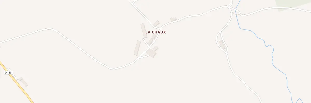 Plan du 2 La Chaux à La Celle