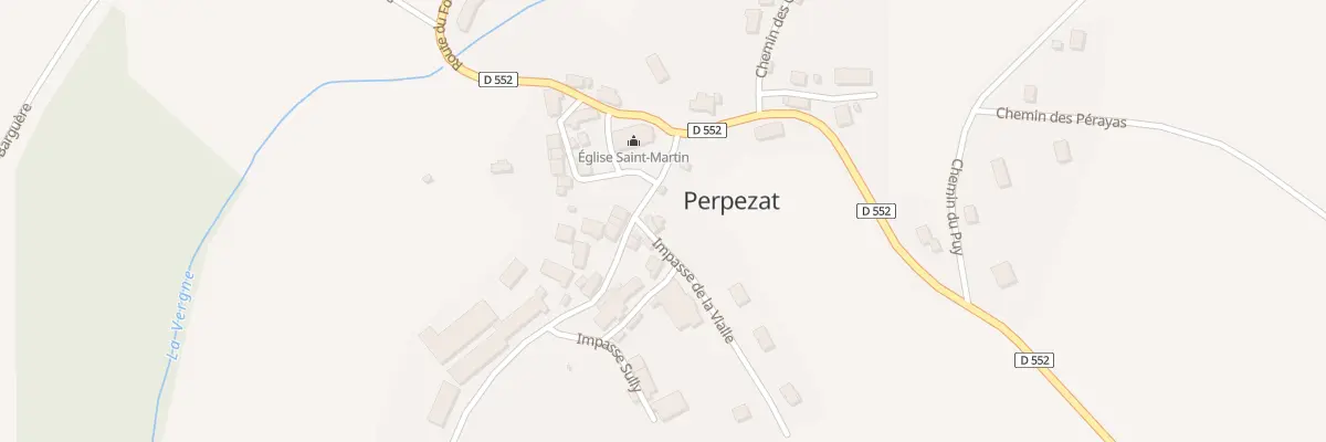 Plan du 5012 Bourg de Perpezat à Perpezat