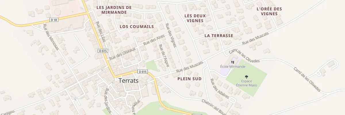 Plan du 13 Rue de l’Aspre à Terrats