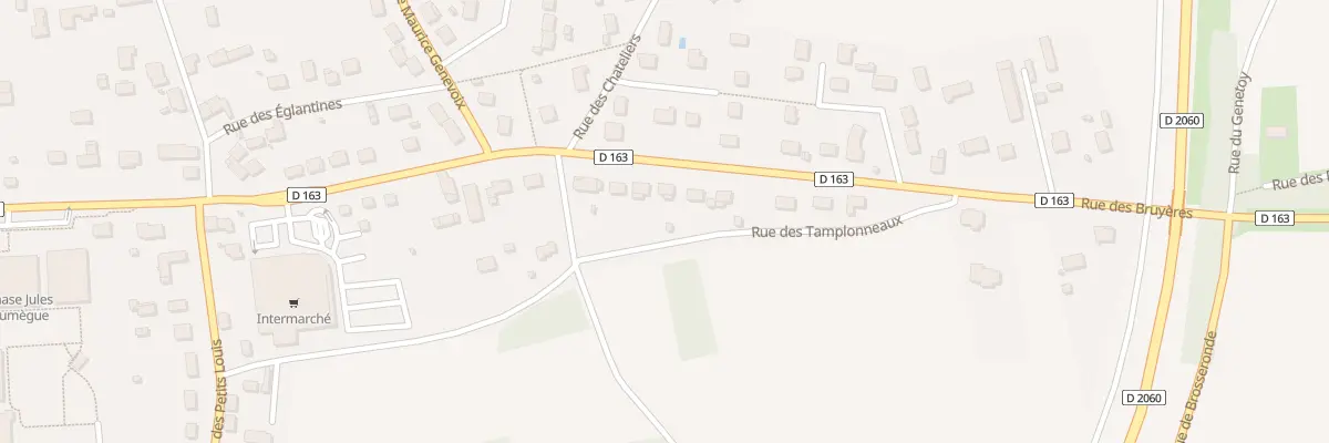 Plan du 340 Rue des Bruyères à Amilly
