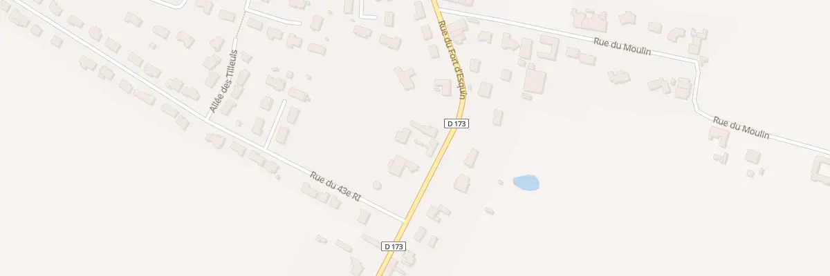 Plan du 14 Rue du Fort d’Esquin à Laventie