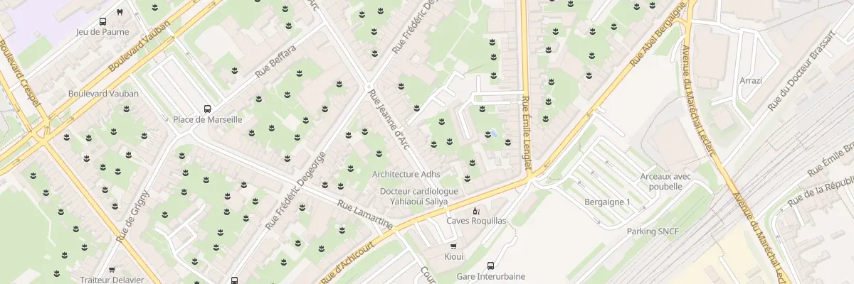 Plan du 45 Rue Jeanne d’Arc à Arras