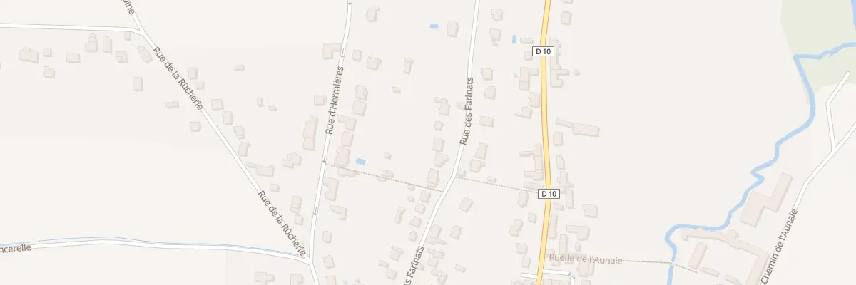 Plan du 25 Rue des Farinats à Favières