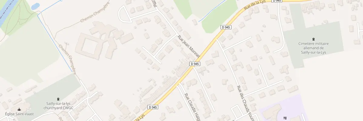 Plan du 1481 Rue de la Lys à Sailly-sur-la-Lys