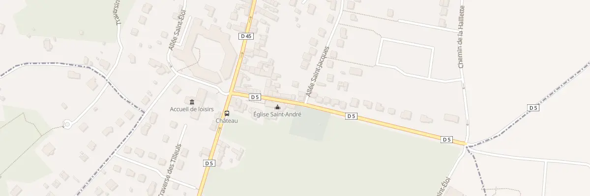 Plan du 17 Rue Louis Braille à Chalifert
