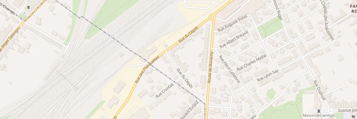 Plan du 51 Rue du Dépôt à Arras