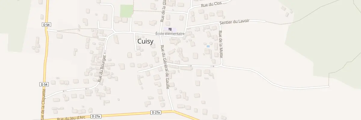 Plan du 1B Rue de Thionville à Cuisy