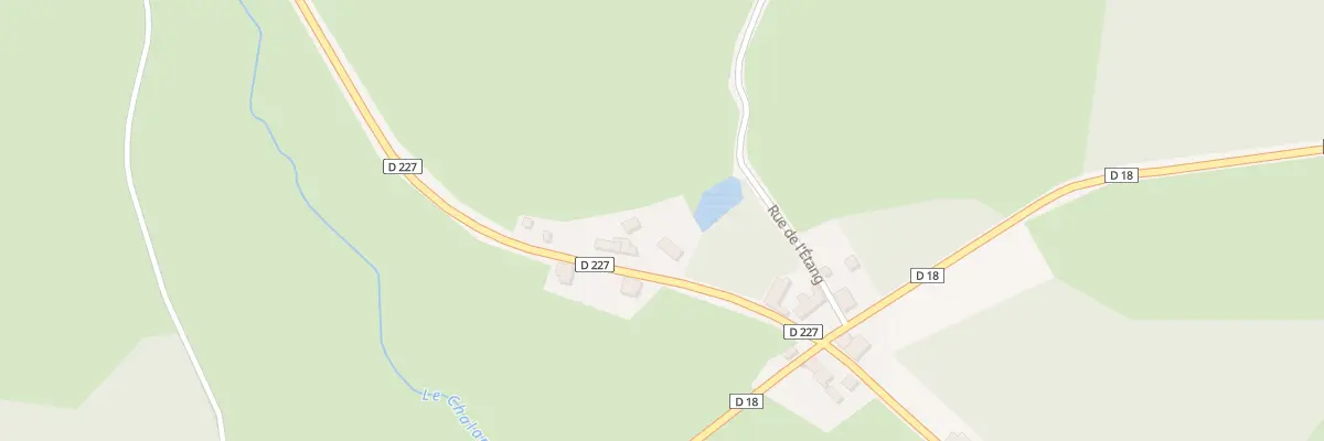 Plan du 5246 Les Quatre Routes à Gouttières