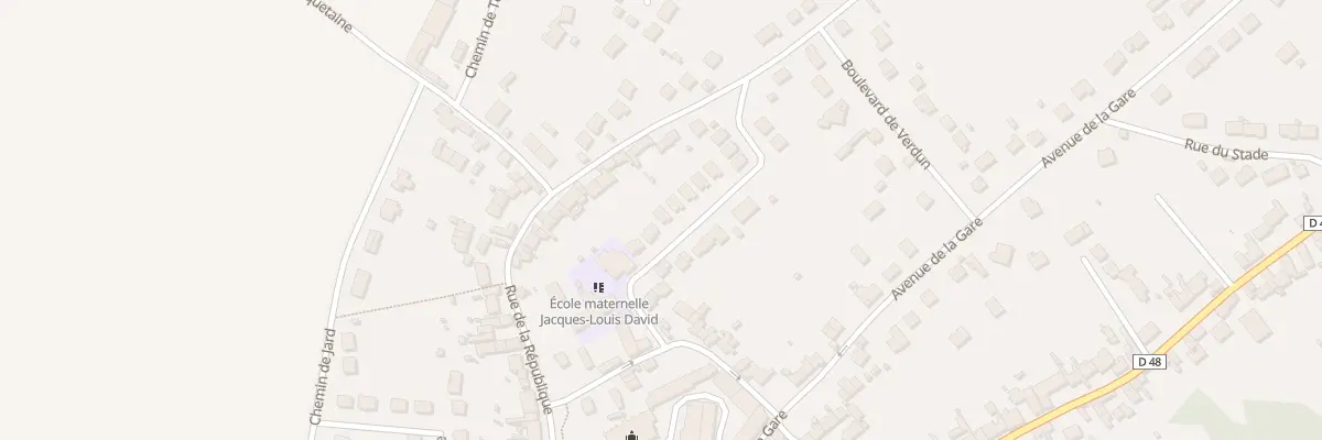 Plan du 9 Rue Jacques Louis David à Ozouer-le-Voulgis
