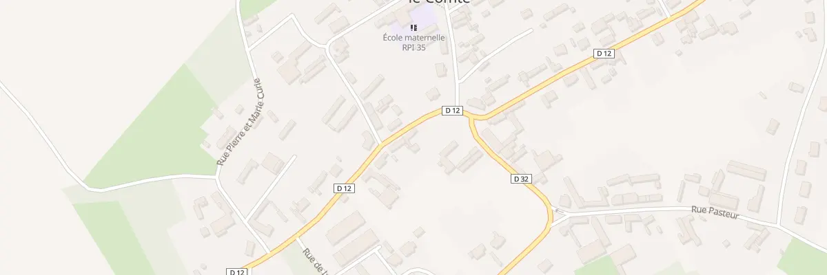 Plan du 1 Rue du General Leclercq à Courcelles-le-Comte