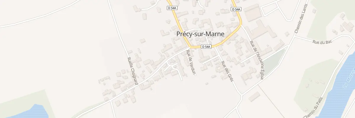 Plan du 11 Rue de Verdun à Précy-sur-Marne