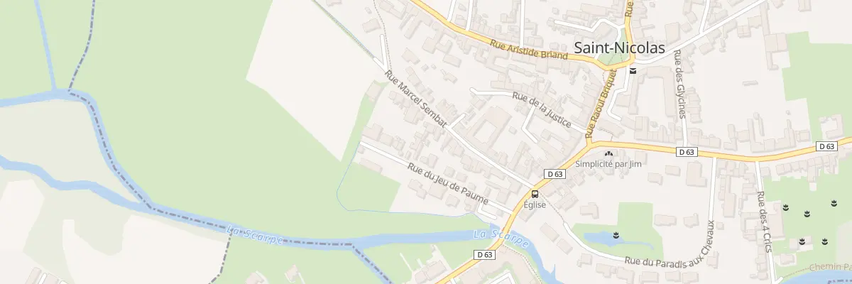 Plan du 15 Rue Marcel Sembat à Saint-Nicolas
