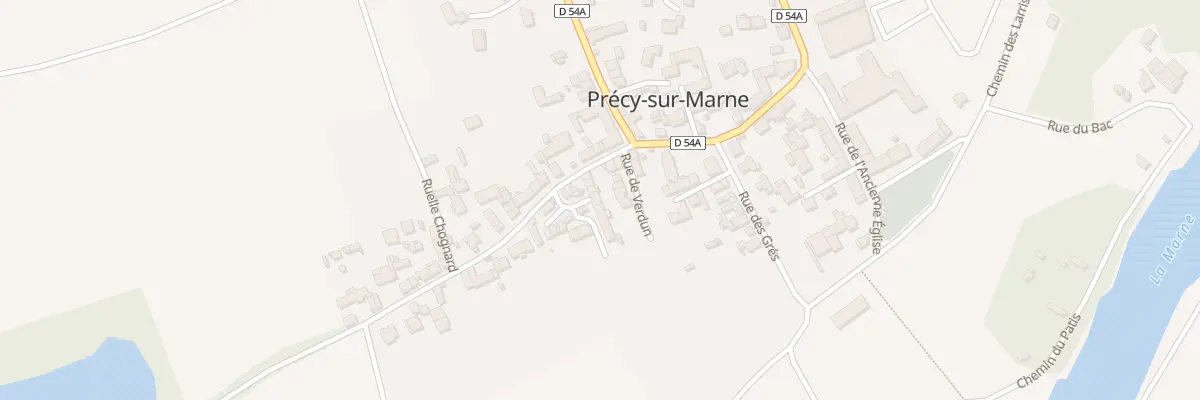 Plan du 13 Rue de Verdun à Précy-sur-Marne