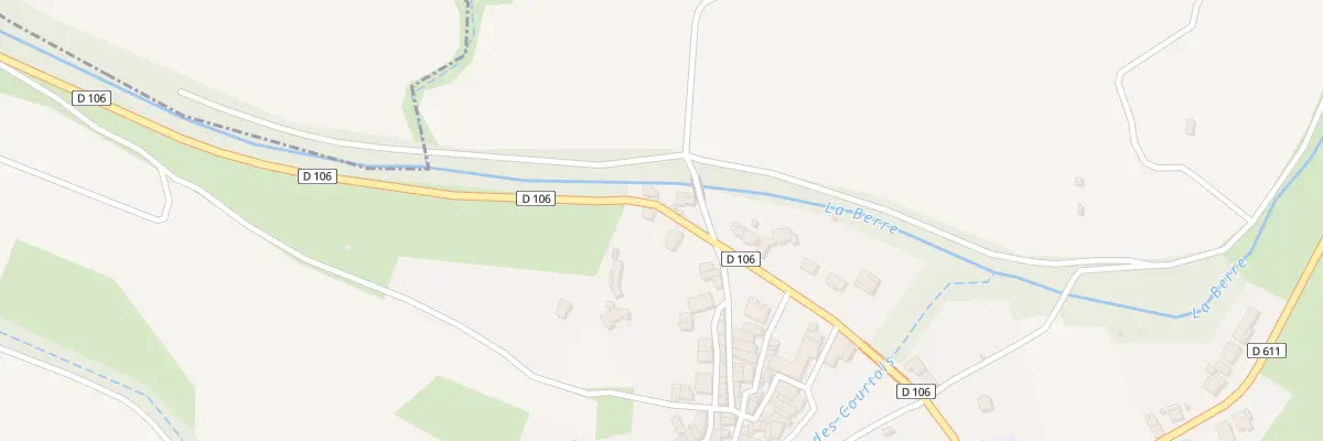 Plan de Av du Pont Neuf à Villeneuve-les-Corbières