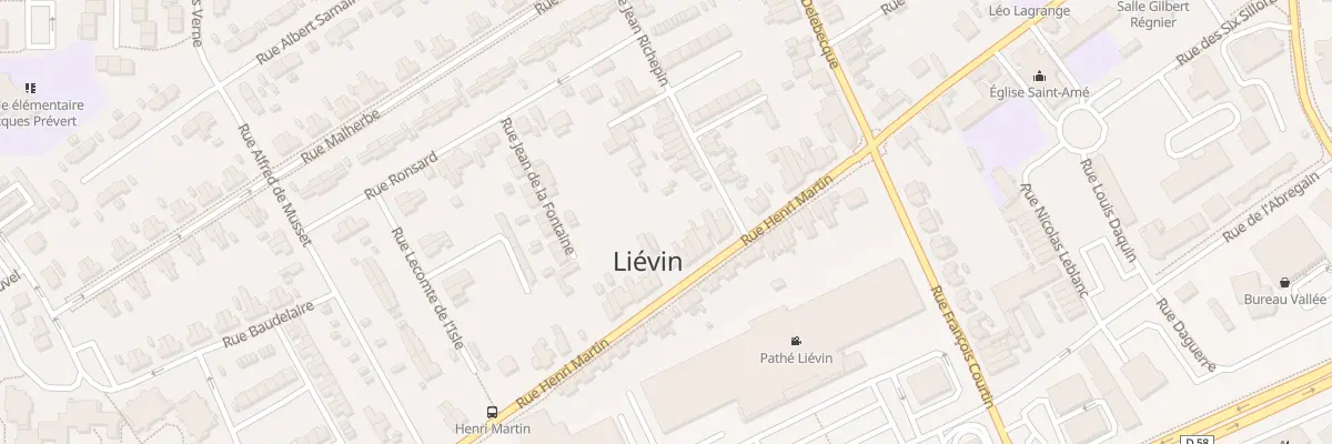 Plan du 76 Rue Henri Martin à Liévin