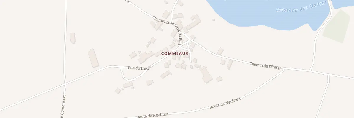 Plan du 8 Rue du Lavoir Commeaux à Gelles