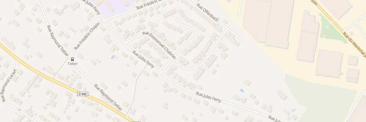Plan du 185 Rue Emmanuel Chabrier à Amilly