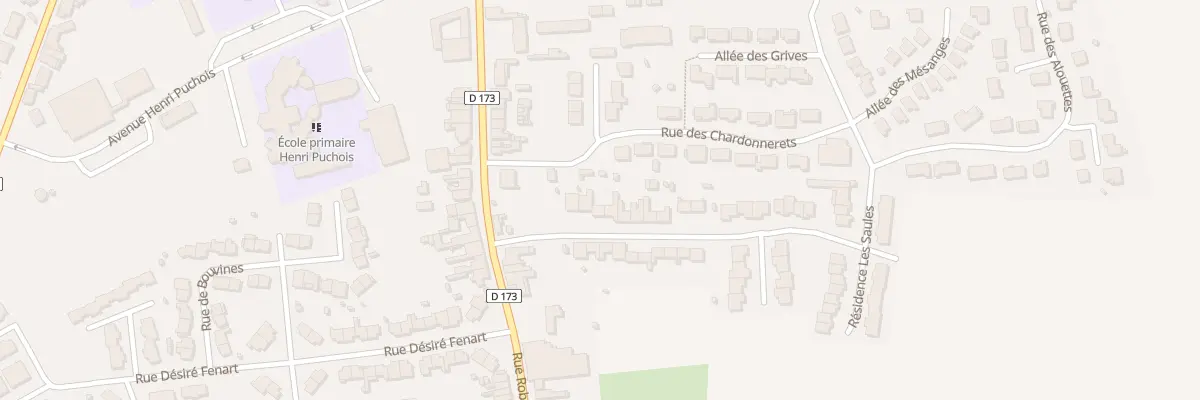 Plan du 5 Rue du Train de Loos à Laventie