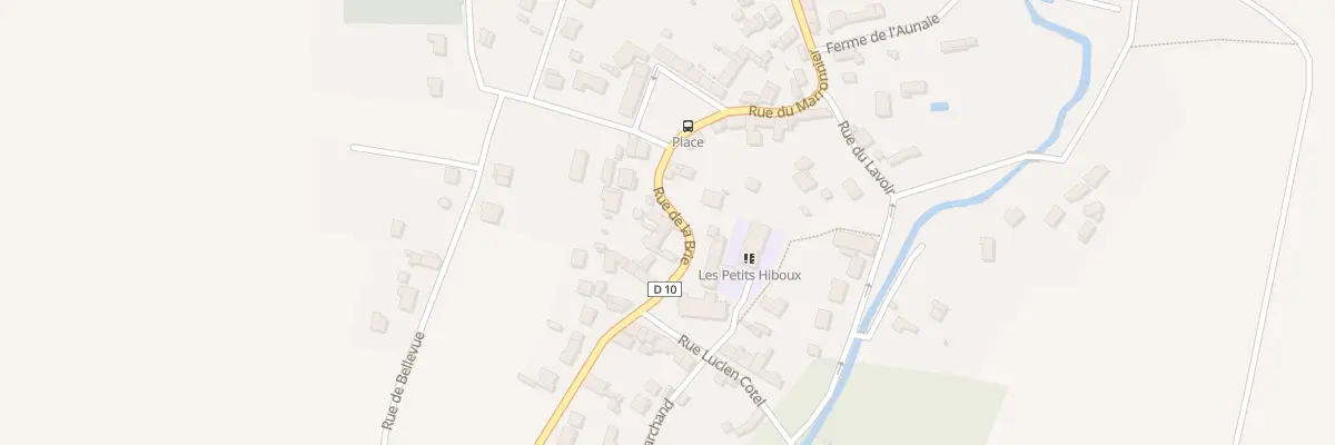 Plan du 8 Rue de la Brie à Favières
