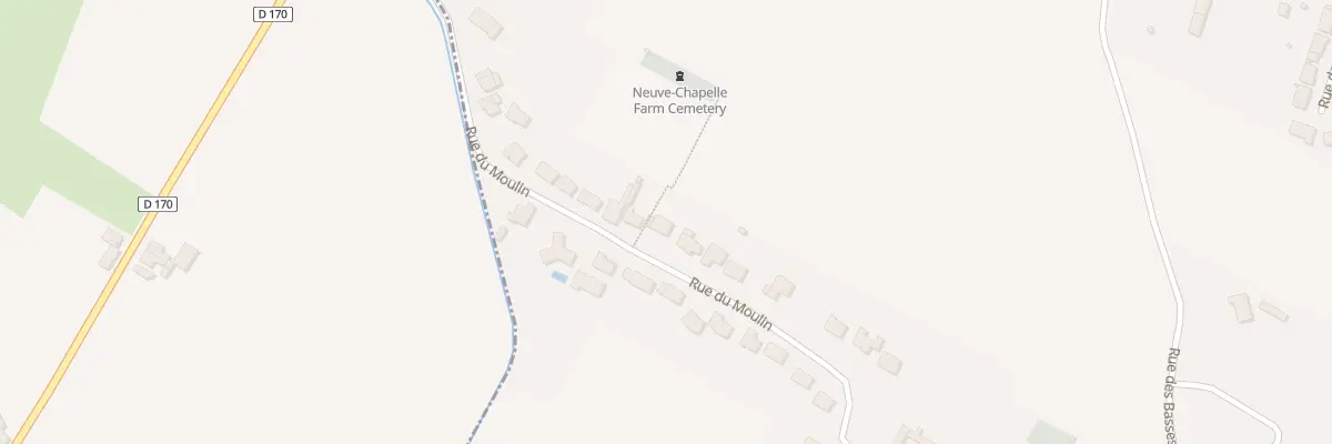Plan du 656 Rue du Moulin à Neuve-Chapelle