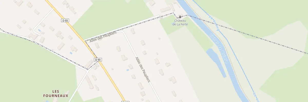 Plan du 3 All des Peupliers à Conflans-sur-Loing