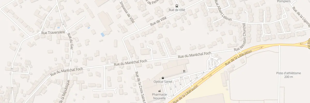 Plan du 59 Rue du Mal Foch à Tournan-en-Brie
