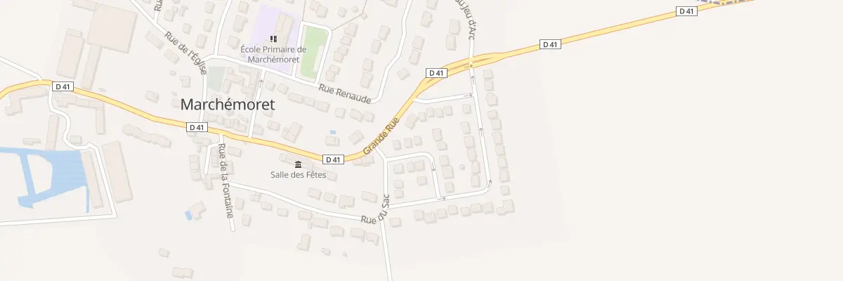 Plan du 6 Rue de Verrieres à Marchémoret