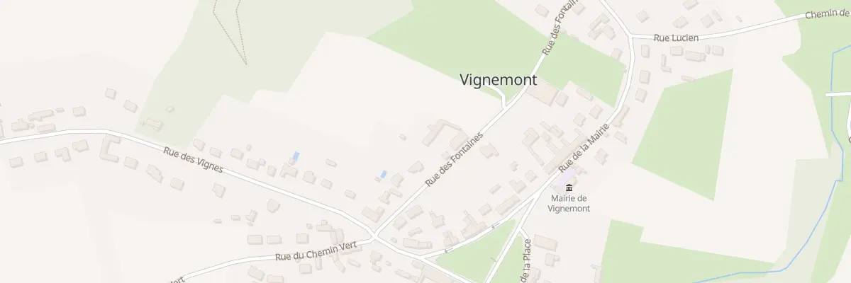 Plan du 101 Rue des Fontaines à Vignemont