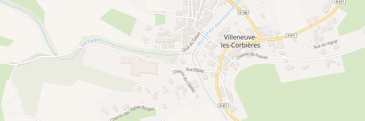 Plan du 4 Rue Pilote à Villeneuve-les-Corbières