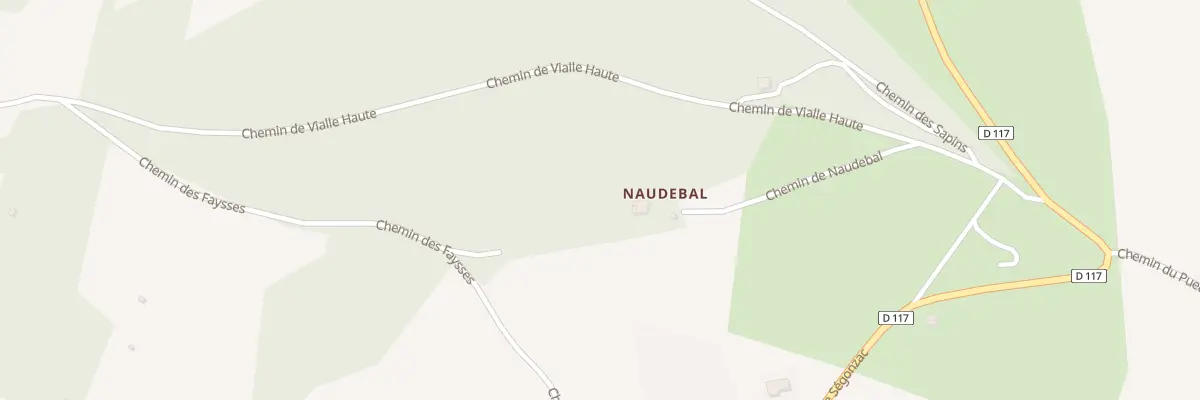 Plan du 5150 Naudebal à Rebourguil