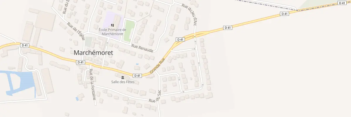 Plan du 1 Rue de la Grande Mare à Marchémoret