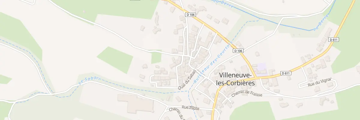 Plan du 9 Rue de la Révolution à Villeneuve-les-Corbières