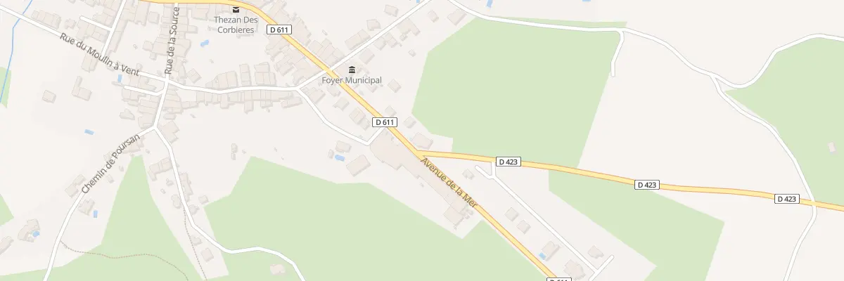 Plan du 51 Av de la Mer à Thézan-des-Corbières