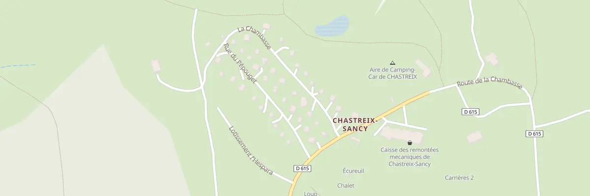 Plan du 5220 La Chambasse à Chastreix