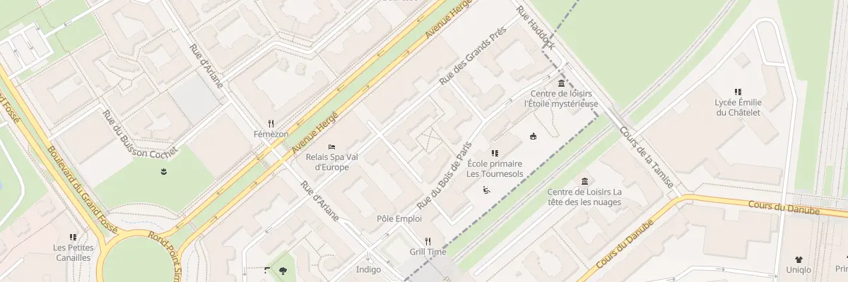 Plan du 5 Rue du Bois de Paris à Chessy