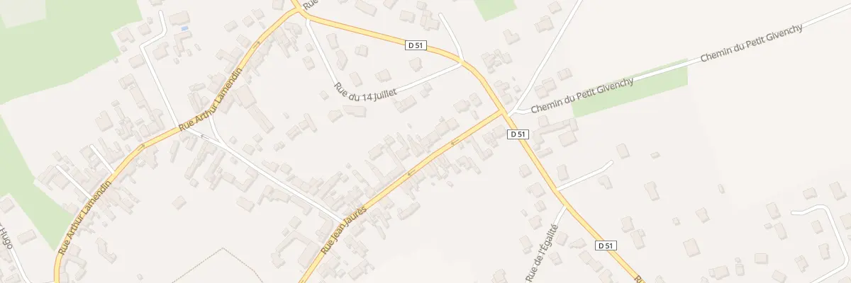 Plan du 8B Rue Jean Jaures à Givenchy-en-Gohelle