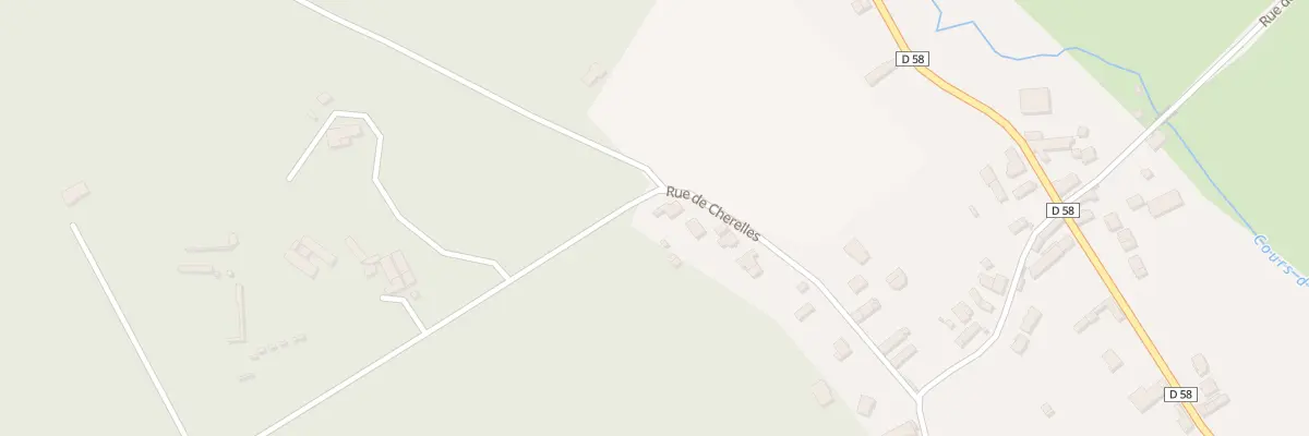 Plan du 13 Rue de Cherelles à Nonville