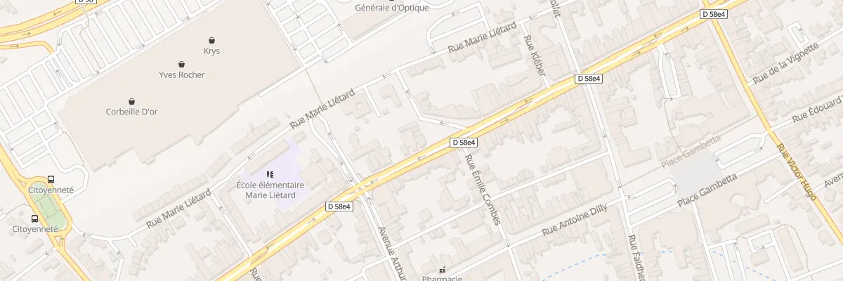 Plan du 54 Rue Jean-baptiste Defernez à Liévin