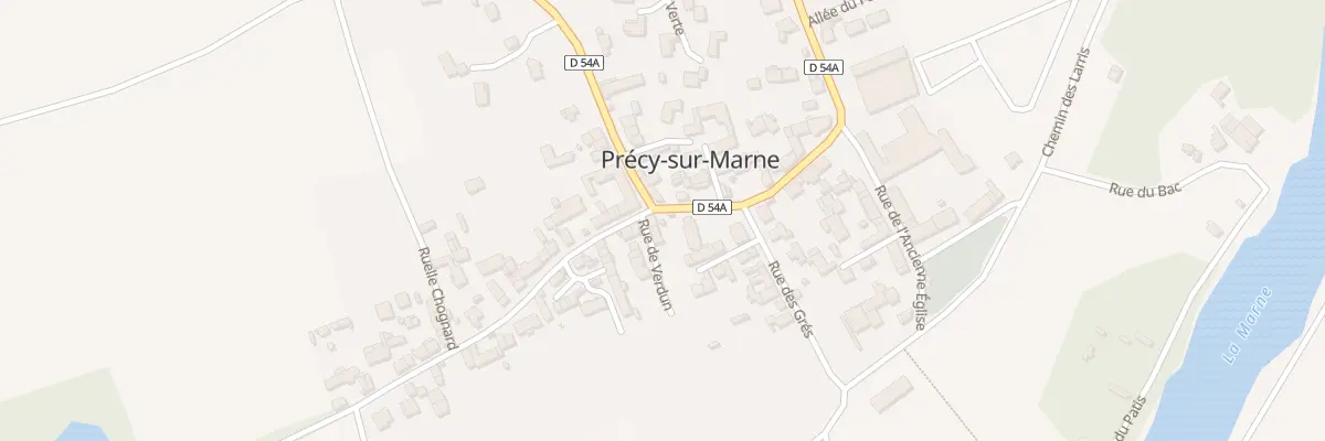 Plan du 1 Rue de Verdun à Précy-sur-Marne