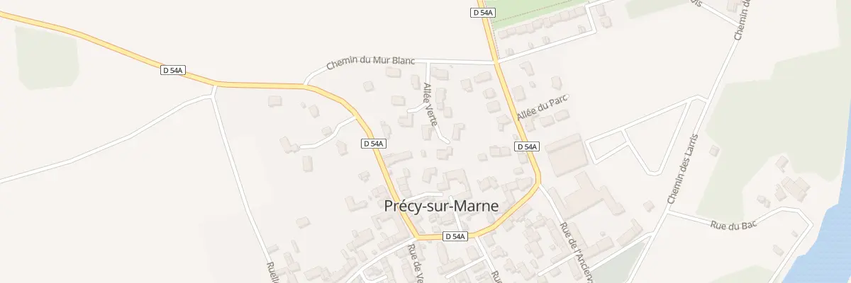 Plan du 8 All Verte à Précy-sur-Marne
